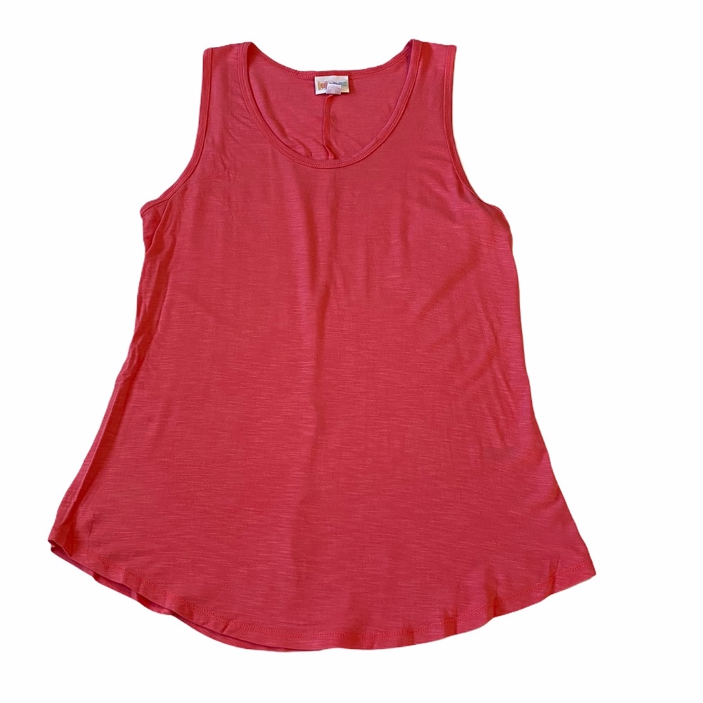 LuLaRoe TANK TOP Solid Coral NWT - Picture 1 of 16